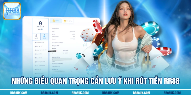 Những điều quan trọng cần lưu ý khi rút tiền RR88